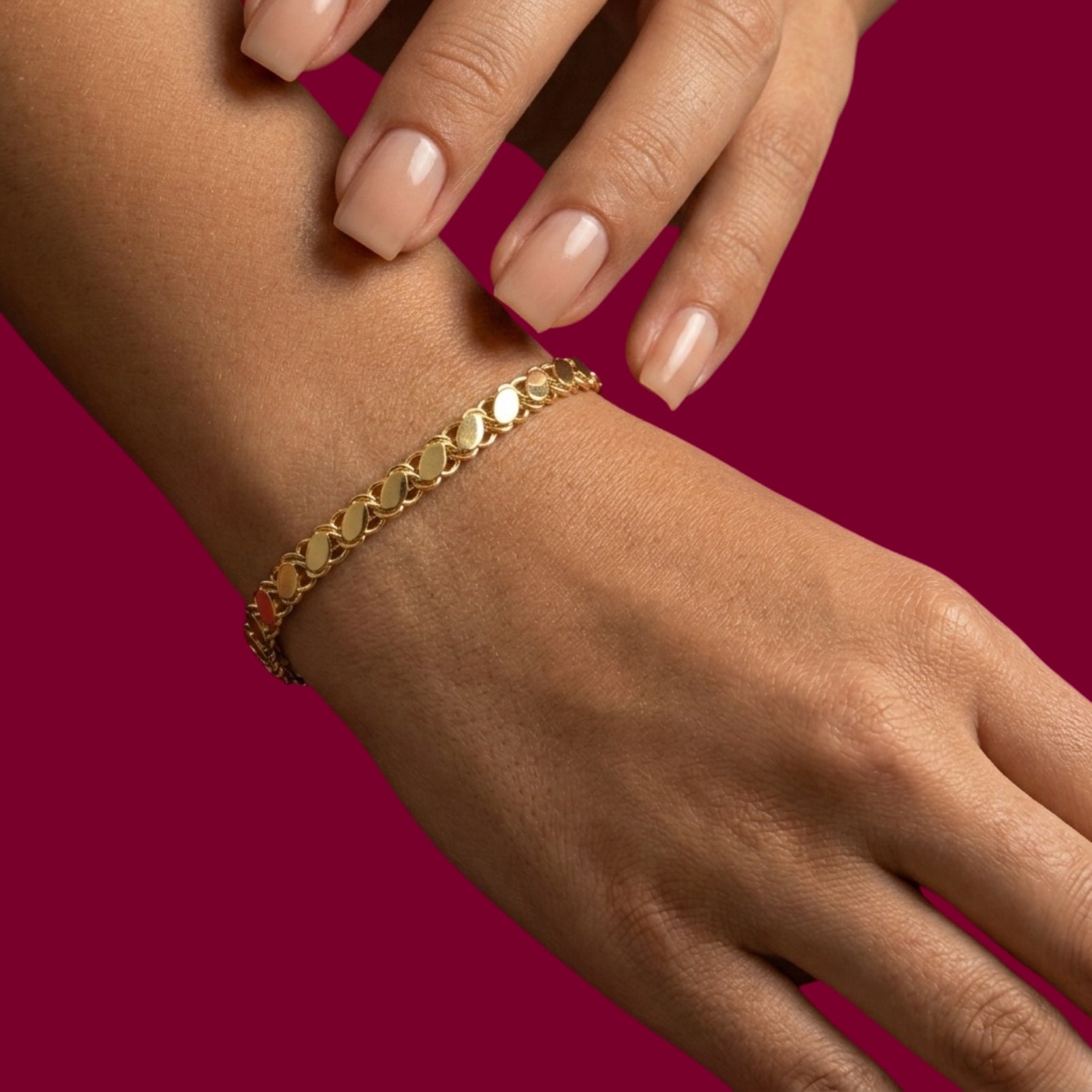 Armband 4007 „Halat“ 5,1 mm 22 Karat