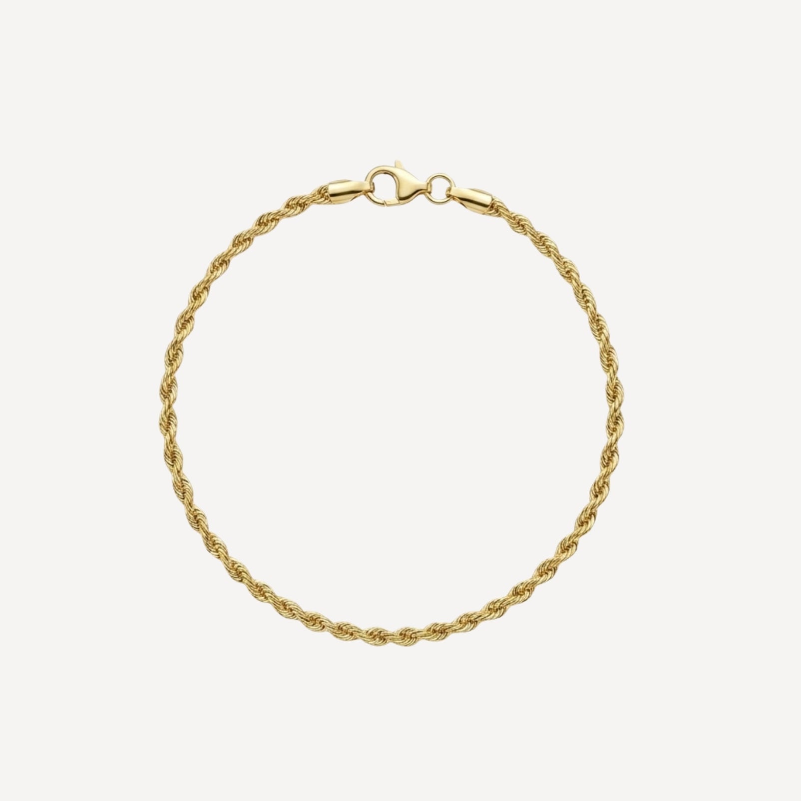 Armband 4009 „Kordel“ Mittel 22 Karat