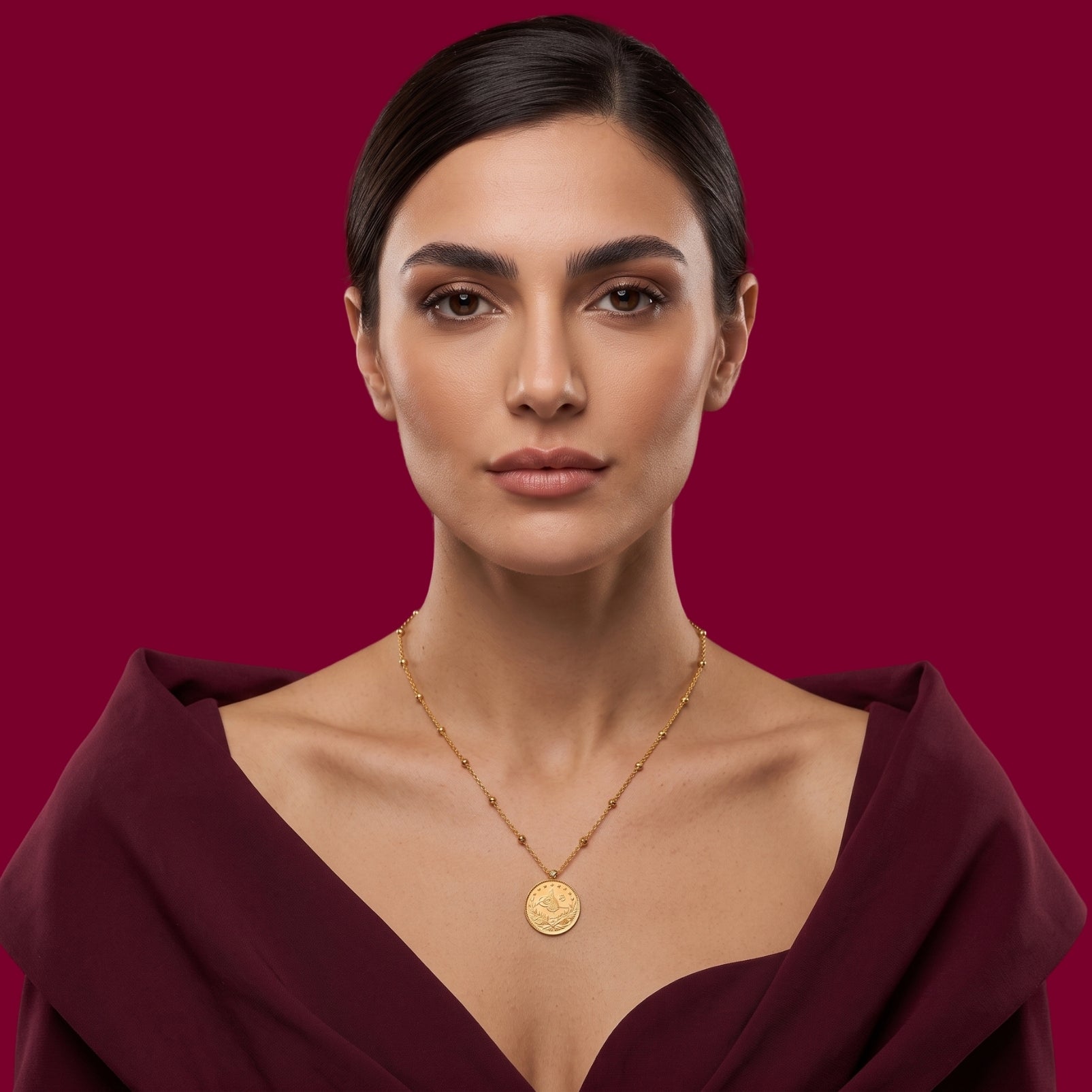 Halskette 4002 Yarim Resat Anker Dorika 22 Karat