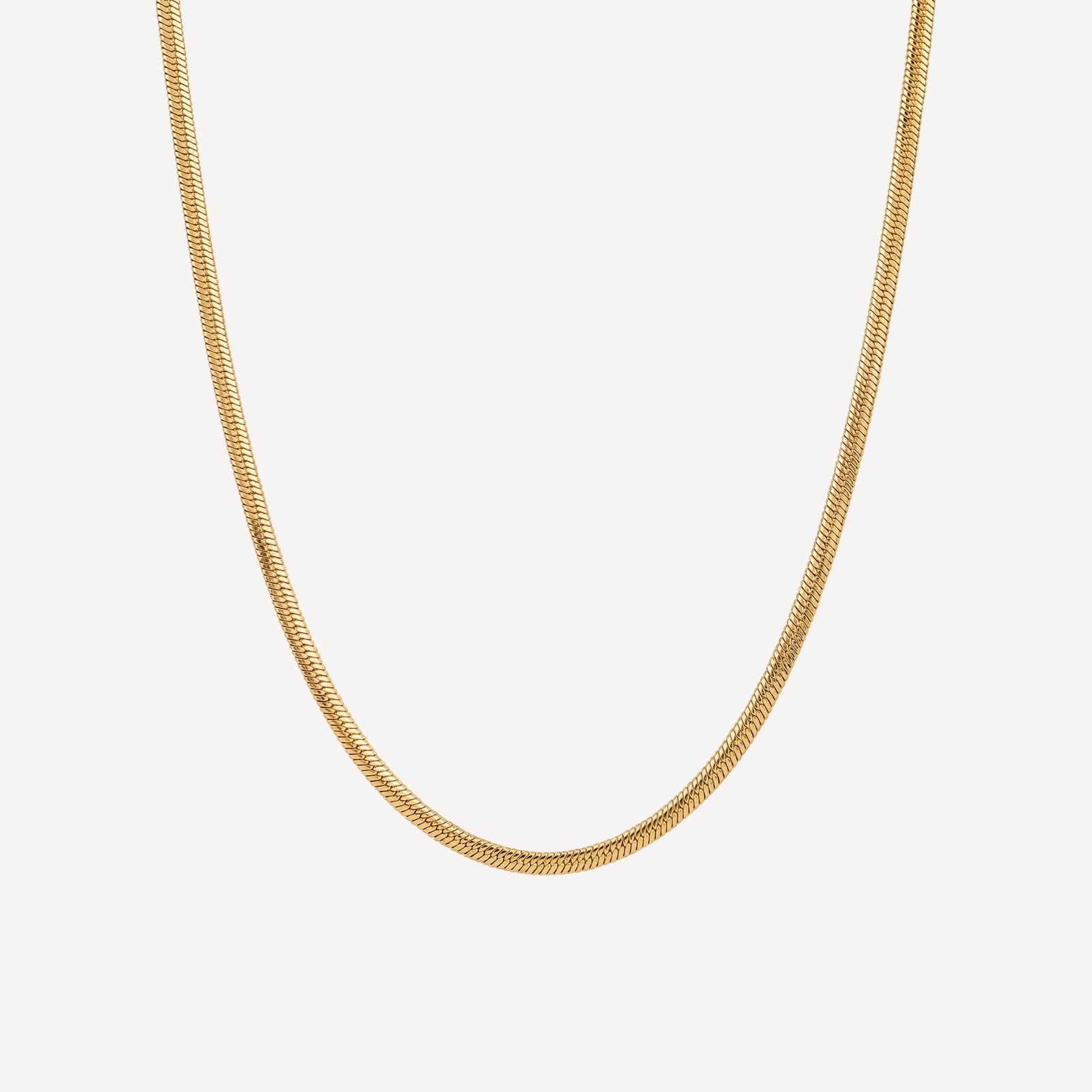 Halskette Fischgräte 14 Karat