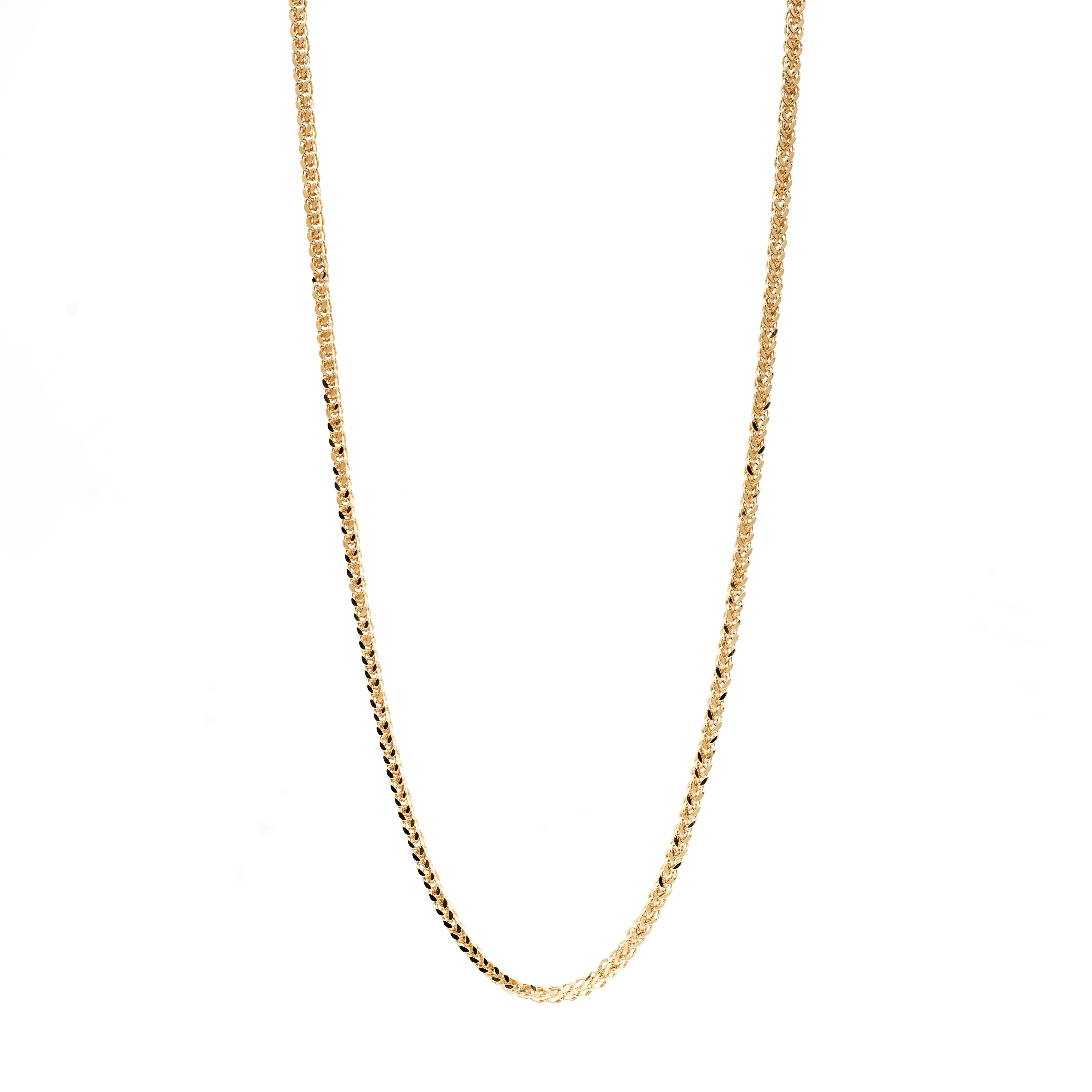 Halskette „Zopf“ 14 Karat Gelbgold