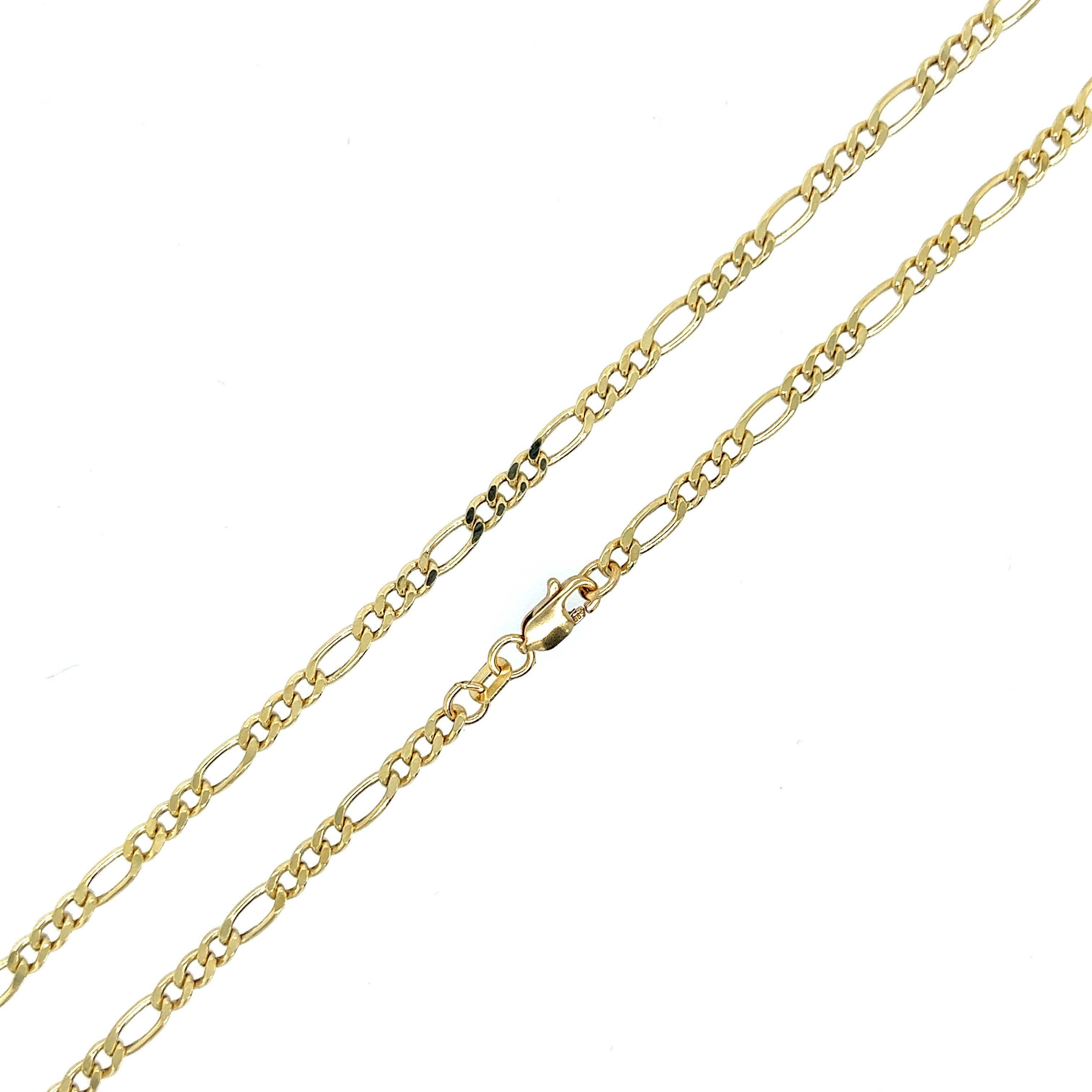 Halskette „Figaro“ 14 Karat Gelbgold